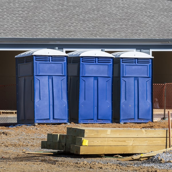 are there any restrictions on what items can be disposed of in the portable restrooms in Polk